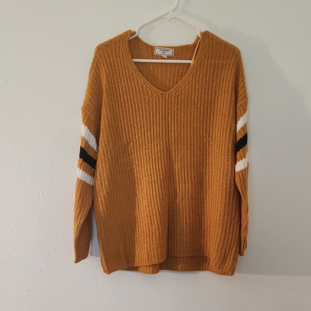 ✨️ 2/$20 // NO COMMENT: Mustard Knit Sweater